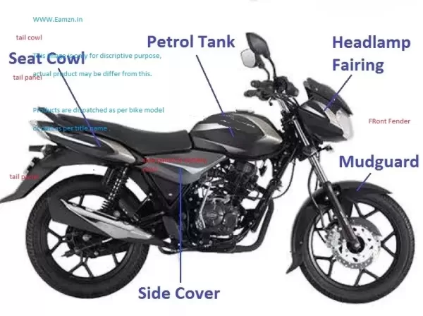 Ultra Front Mudguard For NTORQ 125 2020 SUPER SQUAD BLUE