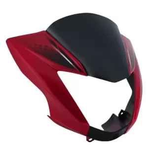 Ultra Headlight Visor For GLAMOUR TYPE7 RED