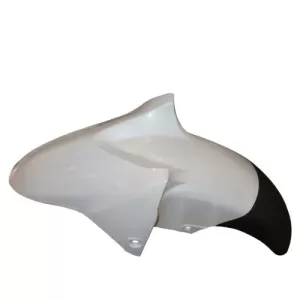 Ultra Front Mudguard For FZ-S T2 WHITE RED