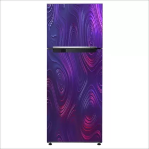 YS 60 cm Decorative abstract shiny voilet ultra hd Extra Large Fridge Sticker CFD0813 Self Adhesive Sticker  (Pack of 1)