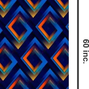 YS 60 cm Decorative pattern colorfulness blue purple azure Self Adhesive Sticker  (Pack of 1)