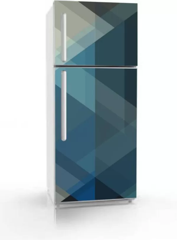 YS 60 cm Vinly Beautiful HD 3D Desing Self Adhesive Vinyl Sticker Fridge wrap Decorative Sticker (PVC Vinyl Covering Area 80cm X 160cm ) Removable Sticker  (Pack of 1)