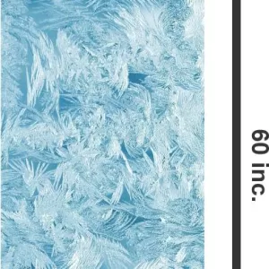 YS 60 cm decorative abstract fridge wrap poster self adhesive fridge sticker (60x160)cm Self Adhesive Sticker  (Pack of 1)