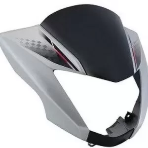 Ultra Headlight Visor For GLAMOUR TYPE3 SILVER