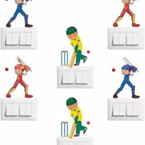 yadav sticker 15 cm Switch board sticker Self Adhesive Sticker  (Pack of 1)