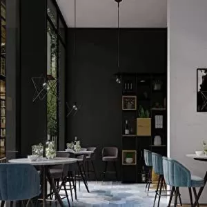 Yadav Stickers Decorative Black Wallpaper  (360 cm x 60 cm)