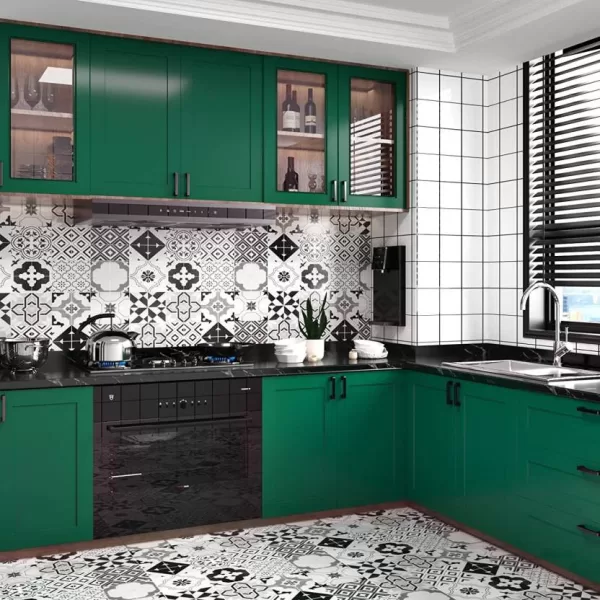 Yadav Stickers Decorative Green Wallpaper  (300 cm x 60 cm)