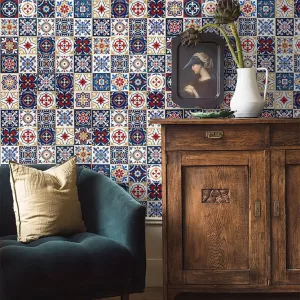 Yadav Stickers Decorative Multicolor Wallpaper  (16 cm x 16 cm)