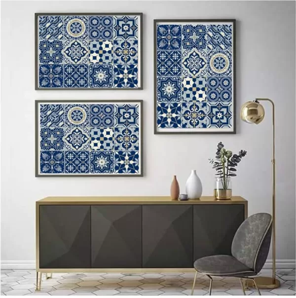 Yadav Stickers Decorative Multicolor Wallpaper  (20 cm x 20 cm)
