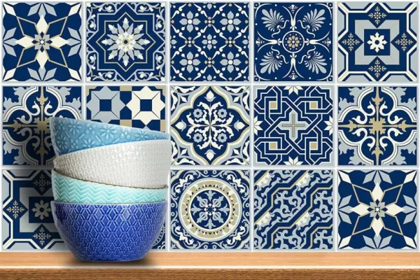 Yadav Stickers Decorative Multicolor Wallpaper  (16 cm x 16 cm)