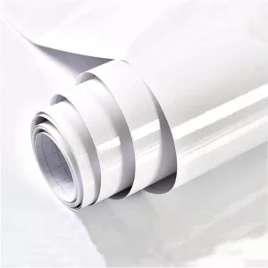 Yadav Stickers Abstract White Wallpaper  (360 cm x 60 cm)