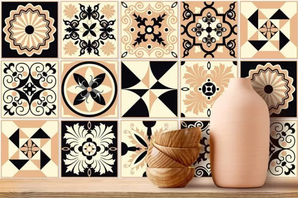 Yadav Stickers Decorative Multicolor Wallpaper  (20 cm x 20 cm)