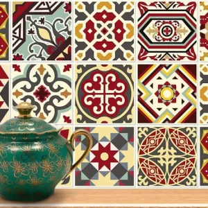 Yadav Stickers Decorative Multicolor Wallpaper  (20 cm x 20 cm)