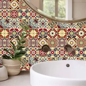 Yadav Stickers Decorative Multicolor Wallpaper  (16 cm x 16 cm)