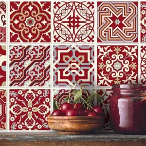 Yadav Stickers Decorative Multicolor Wallpaper  (20 cm x 20 cm)