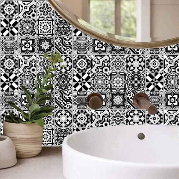 Yadav Stickers Decorative Multicolor Wallpaper  (16 cm x 16 cm)