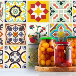 Yadav Stickers Decorative Multicolor Wallpaper  (20 cm x 20 cm)