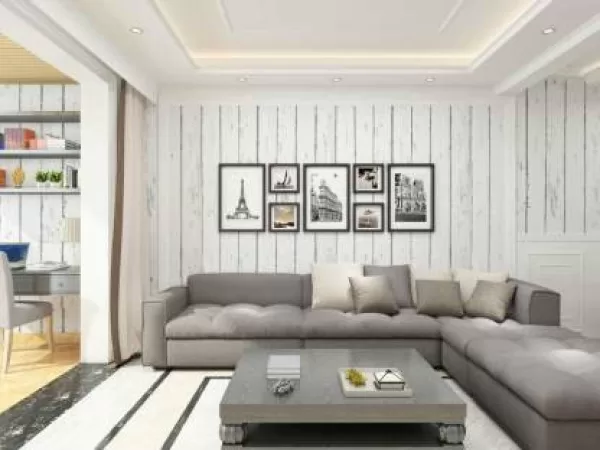 Yadav Stickers Decorative White Wallpaper  (200 cm x 45 cm)