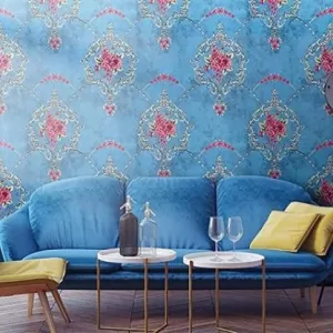 Yadav Stickers Floral & Botanical Multicolor Wallpaper  (200 cm x 45 cm)