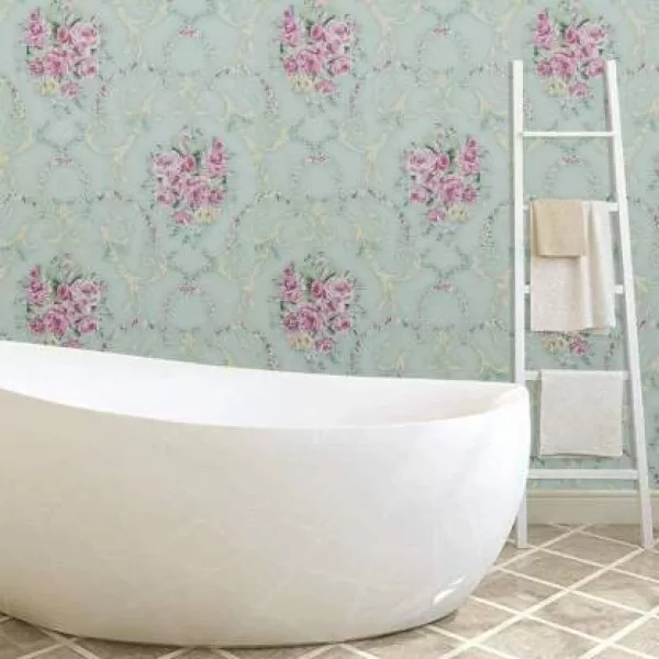 Yadav Stickers Floral & Botanical Multicolor Wallpaper  (200 cm x 45 cm)