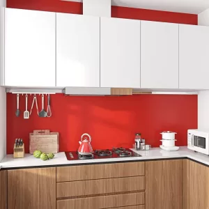 Yadav Stickers Decorative Red Wallpaper  (300 cm x 60 cm)