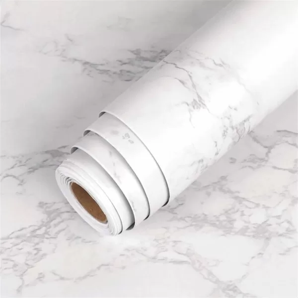 Yadav Stickers Decorative White Wallpaper  (127 cm x 30.48 cm)