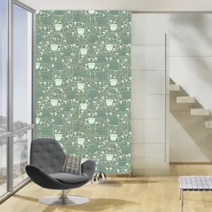 Yadav Stickers Nature Multicolor Wallpaper  (203.2 cm x 121.92 cm)