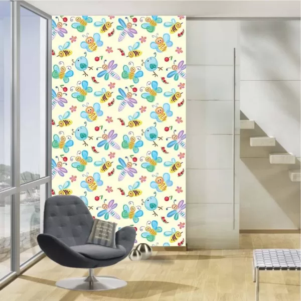Yadav Stickers Classics Multicolor Wallpaper  (203.2 cm x 121.92 cm)