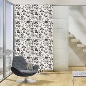 Yadav Stickers Art & Paintings Multicolor Wallpaper  (203.2 cm x 121.92 cm)