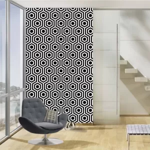 Yadav Stickers Abstract Multicolor Wallpaper  (203.2 cm x 121.92 cm)