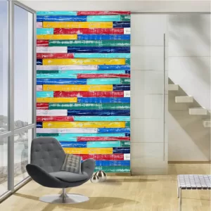Yadav Stickers Decorative Multicolor Wallpaper  (203.2 cm x 121.92 cm)