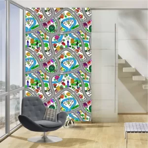 Yadav Stickers Decorative Multicolor Wallpaper  (203.2 cm x 121.92 cm)