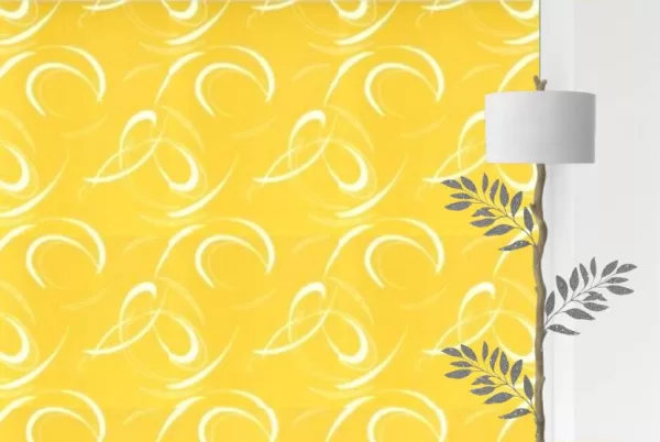 Yadav Stickers Art & Paintings Gold Wallpaper  (400 cm x 45 cm)