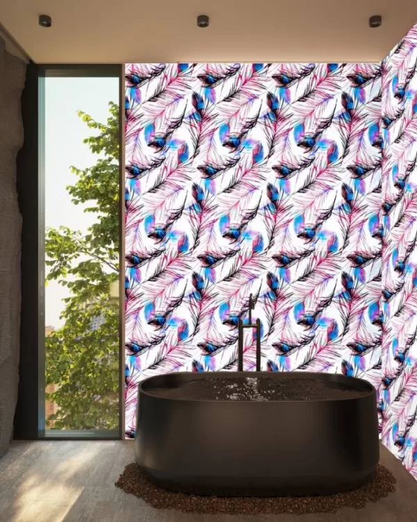 Yadav Stickers Art & Paintings Multicolor Wallpaper  (200 cm x 45 cm)