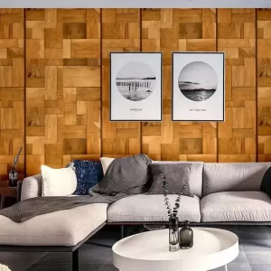 Yadav Stickers Decorative Gold Wallpaper  (1000 cm x 45 cm)