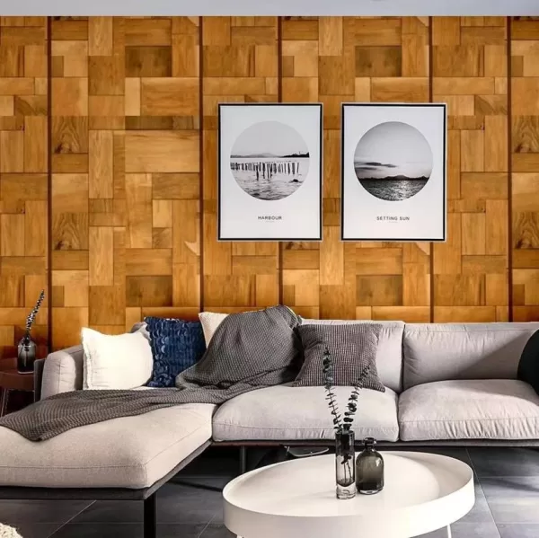 Yadav Stickers Decorative Gold Wallpaper  (400 cm x 45 cm)