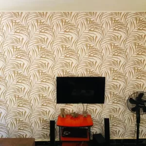 Yadav Stickers Art & Paintings Yellow Wallpaper  (200 cm x 45 cm)