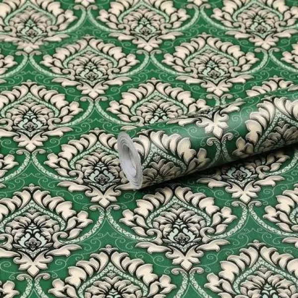 Yadav Stickers Floral & Botanical Multicolor Wallpaper  (200 cm x 45 cm)