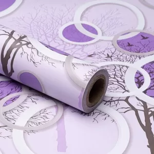 Yadav Stickers Floral & Botanical Multicolor Wallpaper  (200 cm x 45 cm)