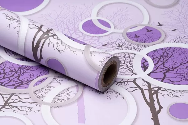Yadav Stickers Floral & Botanical Multicolor Wallpaper  (200 cm x 45 cm)