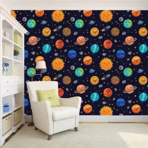 Yadav Stickers Decorative Multicolor Wallpaper  (203.2 cm x 121.92 cm)