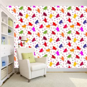 Yadav Stickers Decorative Multicolor Wallpaper  (203.2 cm x 121.92 cm)