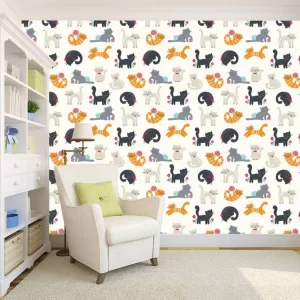 Yadav Stickers Decorative Multicolor Wallpaper  (203.2 cm x 121.92 cm)