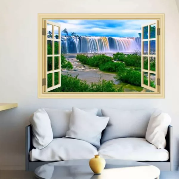 Yadav Stickers Nature Multicolor Wallpaper  (90 cm x 60 cm)