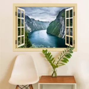 Yadav Stickers Nature Multicolor Wallpaper  (90 cm x 60 cm)