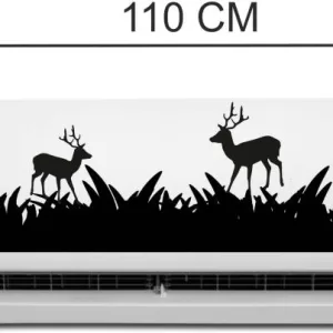 Yatos 30 cm Multi Color Decorative Air conditioner Sticker - AC Sticker_PCAC54 Self Adhesive Sticker  (Pack of 1)