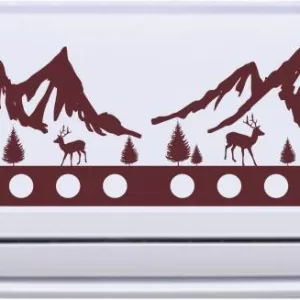 Yatos 30 cm Multi Color Decorative Air conditioner Sticker - AC Sticker_PCAC23 Self Adhesive Sticker  (Pack of 1)