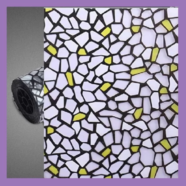 Yadav Stickers 288 cm Decorative Window Glass Film Sticker-12x24 Inch Self Adhesive Sticker  (Pack of 1)