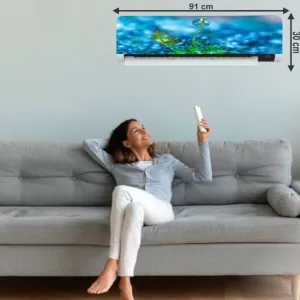 Yatos 30 cm beautiful decorative abstract ac sticker Self Adhesive Sticker  (Pack of 1)