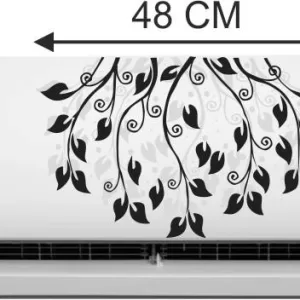 Yatos 30 cm Multi Color Decorative Air conditioner Sticker - AC Sticker_PCAC192 Self Adhesive Sticker  (Pack of 1)